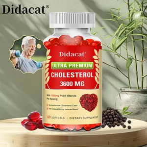 Didacat cholesterol Health Supplement,Supports Heart Health and Cholesterol Balance,120 Capsules