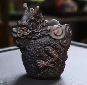 Purple Pottery Xianglong Kung Fu Teapot