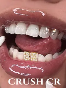 1pc 26 Alphabet DIY Zircon Design, Personalized Letter Grillz SetJewelry for Black Women, Girls, Men, Gold/Silver-Tone Hip Hop Accessory, Suitable For Streetwear & Custom Statement Looks, Perfect for Music Festivals, Date Night, Couple Gifts & K-Pop Style