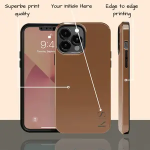 Custom Dark Initials iPhone 17 Air Case, Personalized Monogram Case for iPhone 16 Pro Max, 15 Plus, 14, 13 Mini, 12, 11,X/XS, Galaxy S25 S24