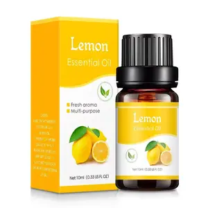 10ml long-lasting lemon essence, Water-soluble aromatherapy Fruit Fragrance Oil for Diffuser, Humidifier, Home Fragrance, Perfume Making, candles, and soap making.