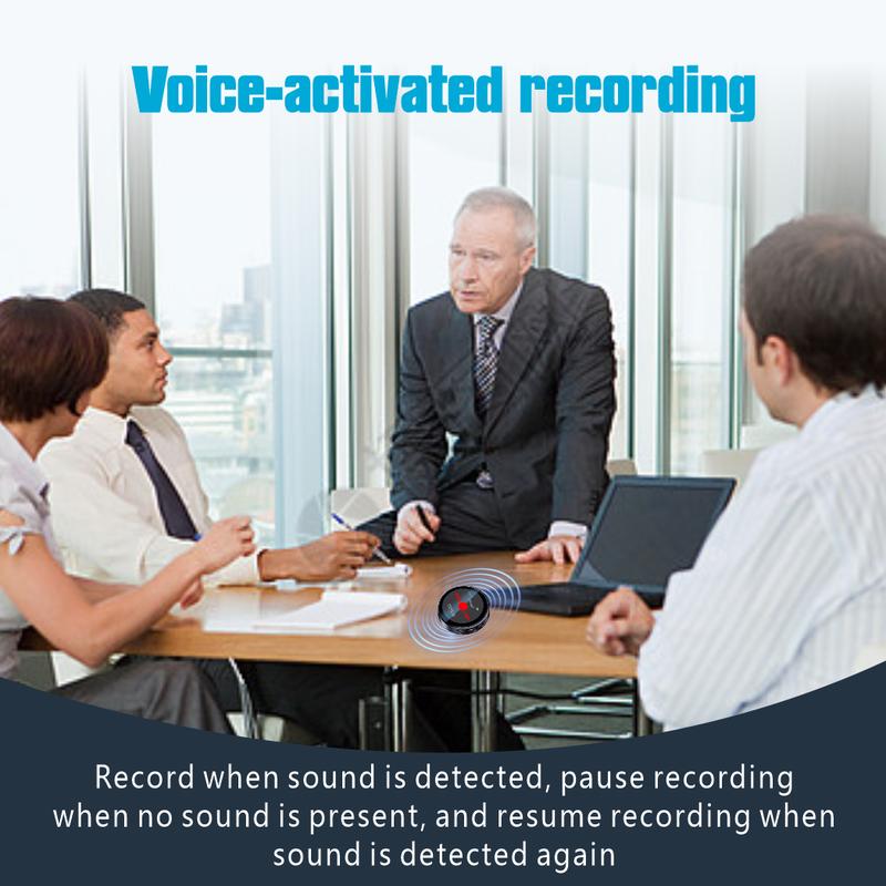 Mini Voice-Activated Recorder Audio Video Recording Machine for Meetings Lectures Interviews Versatile Use for Businesses Educational Institutions Audio