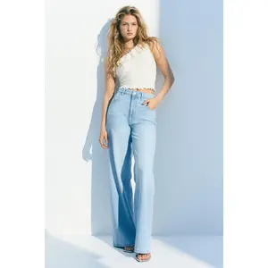 H&M Flounced one-shoulder top