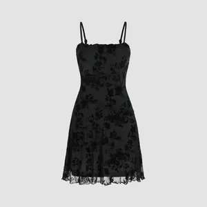 Women's Floral Lace Cider Mini Dress - 3 Colors, Size 0-26