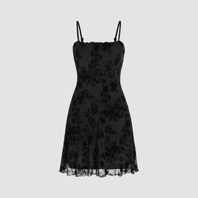 Women's Floral Lace Cider Mini Dress - 3 Colors, Size 0-26