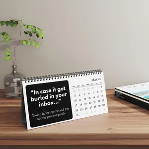 2026 Funny Corporate Desk Calendar | Passive Aggressive Office Quotes | Work Humor Gift Coworker  Manager  Friend | White Elephant Gag Gift