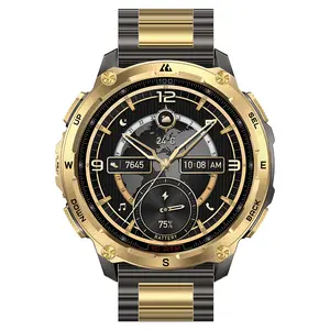 KOSPET TANK T4 Special Edition Rugged Smartwatch with GPS, Offline Maps, 10ATM Waterproof, Stainless Steel Strap, MIL-STD-810H, 170+ Sports Modes & Health Tracking