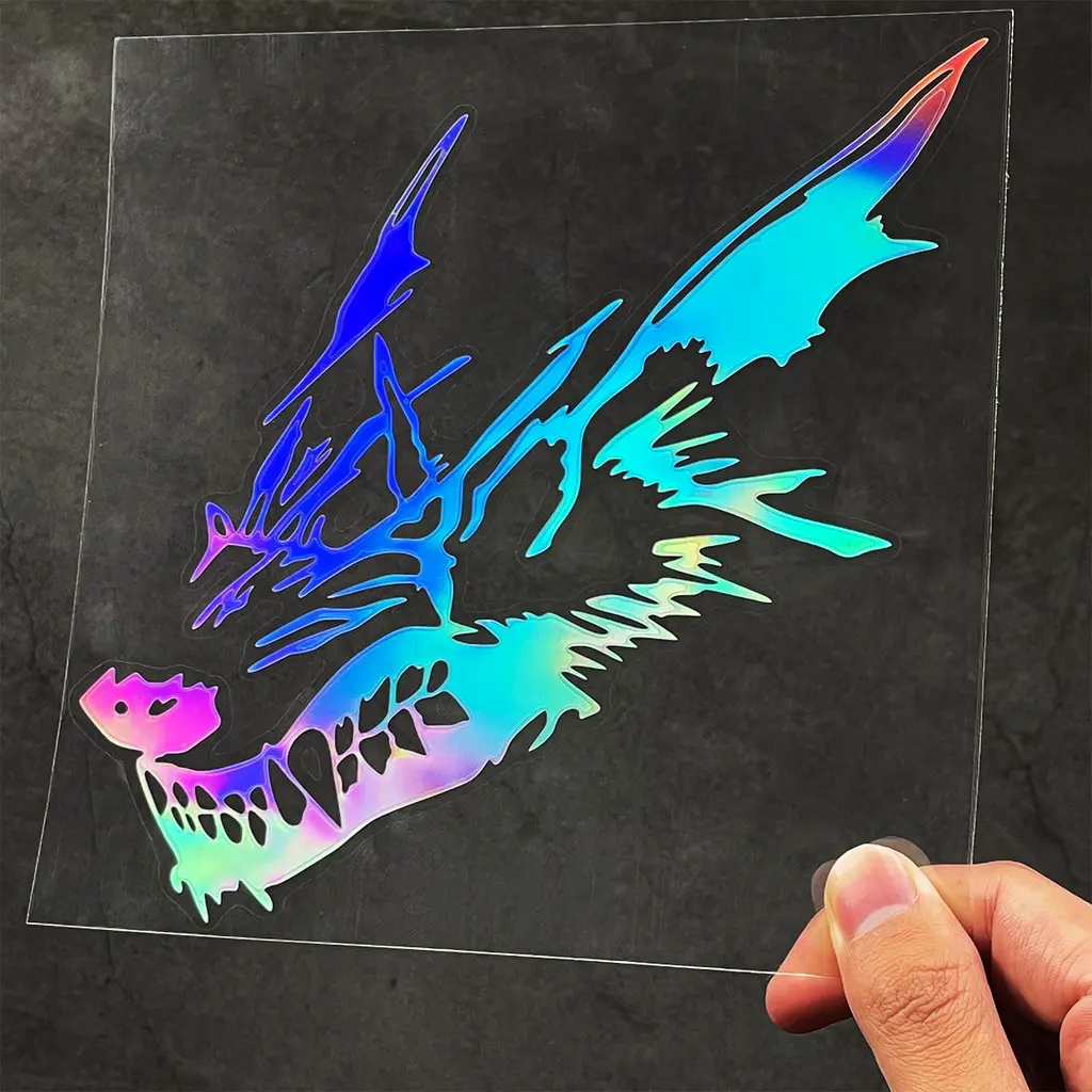 Cool Wolf Motorcycle Helmet Sticker Waterproof Personalized Sticker Car Style Sticker for Yamaha Nmax Xmax - Easy To Apply and Remove Without Residue!
