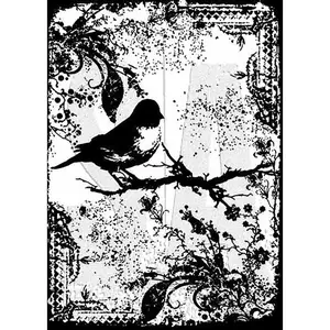 Tim Holtz Stampers Anonymous Cling Mount Stamp Tattered Sparrow