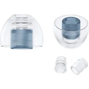 NEO for IEM - M - Patented Eartips for, Secure Fit and Supreme, Allergic Reaction, One Set Fits and Thin Nozzles (1 Pair)(with Inserts)