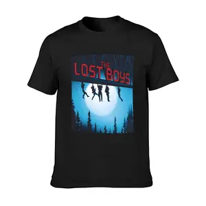 The Lost Boys Graphic Tee| 80s Retro Movie T-Shirt| Men’s Soft & Comfortable Cotton| Nostalgic Vintage Black Round Neck| Trendy Streetwear