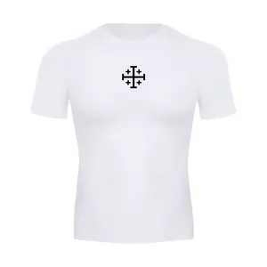 Jerusalem Cross Short Sleeve Compression Shirt