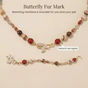Dreamy Bracelet  Butterfly Fur Mark circle chains
