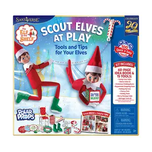Elf Ideas Tools & Tips Set – Official Elf on the Shelf Book and Accessories for Creative Christmas Setups
