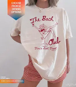 Custom Beach Bachelorette Comfort Colors Shirts, Martini Cocktail Mermaid Bach, Last Toast On The Coast, Seashells and Wedding Bells Merch
