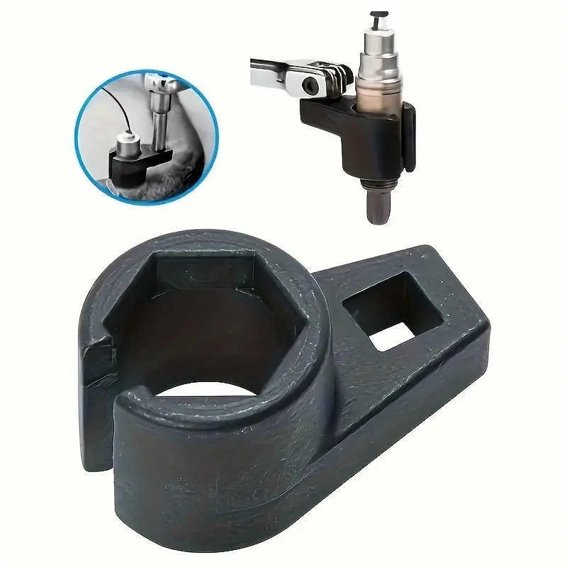 Oxygen Sensor Socket Wrench, 22mm Hex Inner Diameter, Bias Pullout Tool, Professional Oxygen Sensor Removal Tool, High Torque Tool, Durable Design