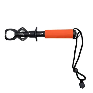 Catfish Pro Tournament Series Fishing Lip Grips with Built-in Scale, Marine-Grade Stainless Steel, Durable and Rust-Resistant, Rotating Head