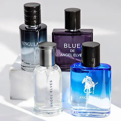 Men's 4-Piece Cologne Bundle Set Gift Box (4x30ml Regular Edition) - Premium Vanilla & Pheromone Contains Alcohol Fragrance, Long-Lasting Fresh Scent, Designer-Inspired Luxury Mini, Box Set Men's Fragrance, Gifts for Boyfriend, Adults