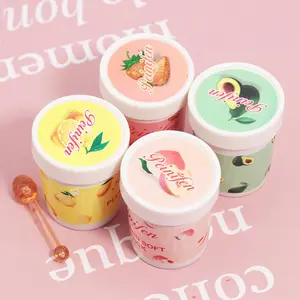 4pcs in 1, set of four strawberry cone lipsticks, ice cream cone lip balm, honey-flavored lipstick, moisturizing and hydrating