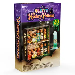 Mystery Potion Kit for Kids,DIY 20 Magic Mix Witch Bottles,Creative Christmas Decorations & Birthday Gift Toys,Magic Workshop Craft Kit for Girls & Boys Ages 6+