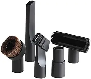 32mm Vacuum Attachments Accessories, Vacuum Set Brush Nozzle Crevice Tool with 35mm to 32mm Hose Adapter 5pcs