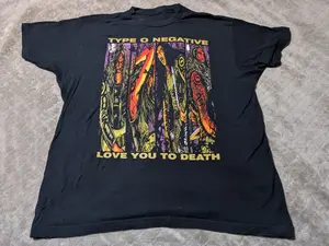 Type O Negative Love You To Death T-Shirt Vintage XL