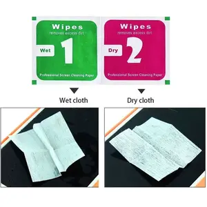Screen cleaning wipes ( Free gift not for sale) for iPhone & Galaxy - Dual Layer Polycarbonate with Precision - Matte/Glossy Finish - Custom Fit for Everyday Durability