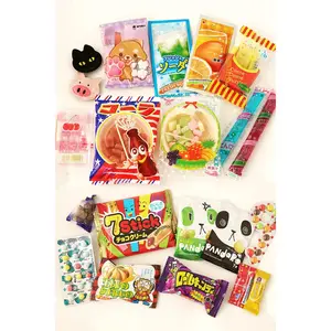 Fun Japanese Candy Variety Box  55pcs Tasty Snack Assortment