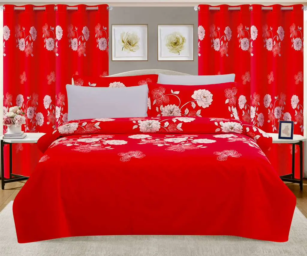 Soft Bed Sheet Set 8 PCS King