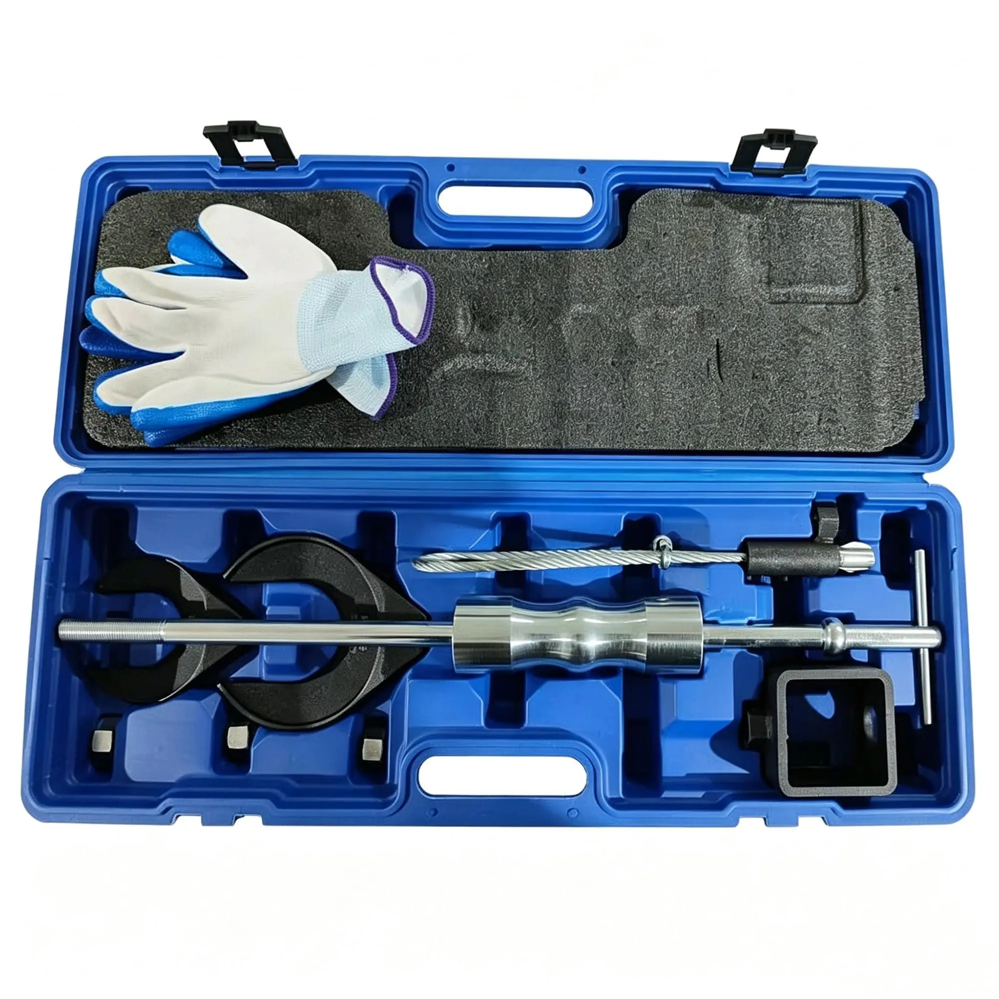 GAOMON Axle Joint Puller Tool Kit - Slide Hammer Set with 2 in & 2.5 in Forks, for Inner & Outer Joint Removal, High-Strength Carbon Steel Construction
