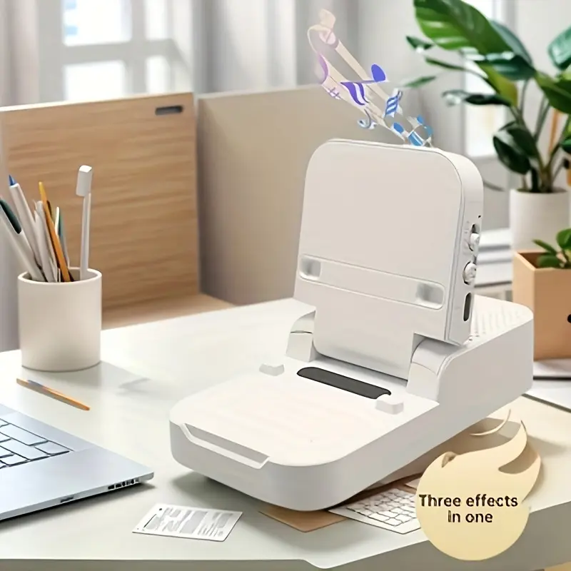 3-in-1 Portable Wireless Bluetooth Speaker & Phone Stand - 360° Surround Sound, 52mm Full-Range Dynamic Driver, 5.06x3.62x1.34in Compact Design, Rich Audio for Work From Home, Compatible with Smartphones, Android Devices, Tablets