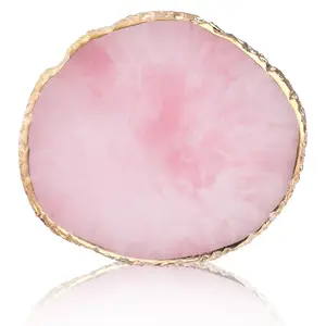 🎀 【Professional Nail Color Palette】Multi-functional Irregular Gold Rim Resin Nail Palette | DIY Tool for Gel Nail Polish Display | Portable & Easy to Clean | Essential Tool for Nail Artists | Manicure | Nail Care