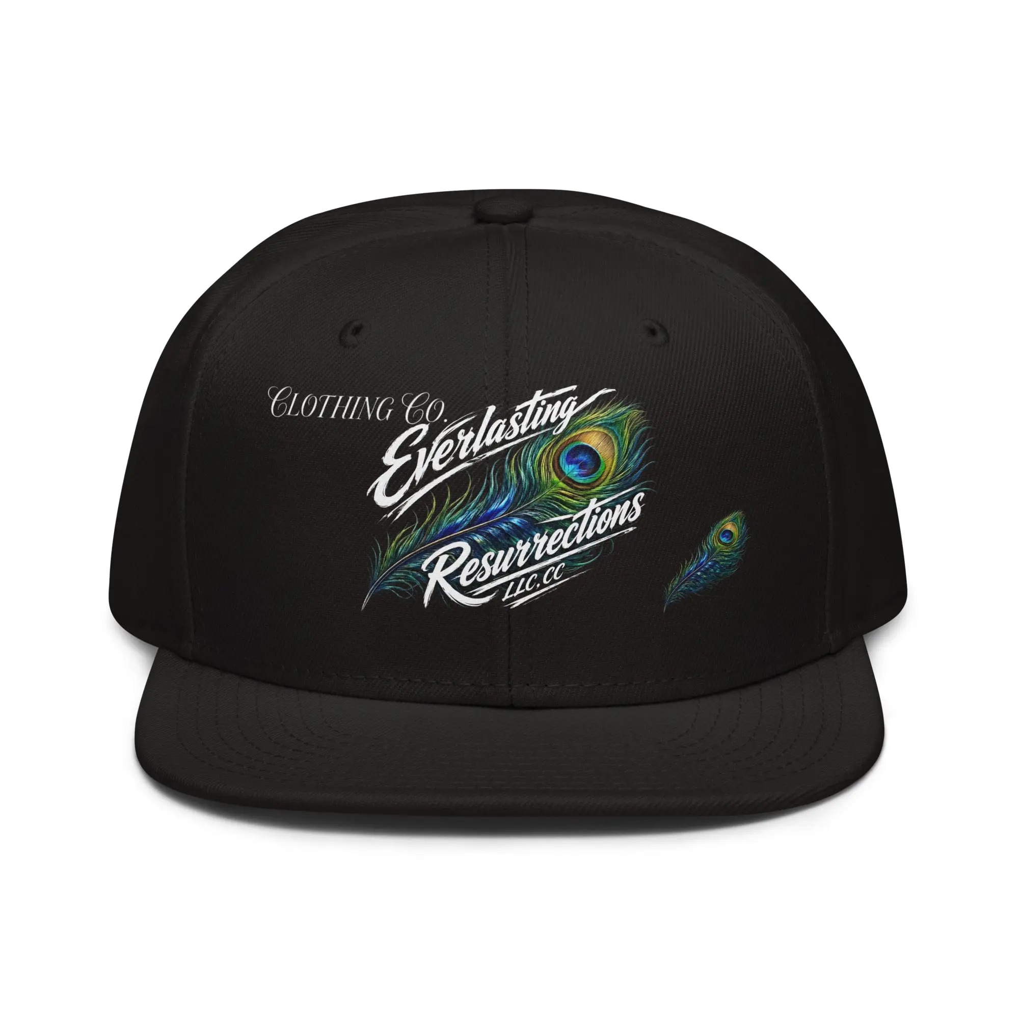 Peacock design Snapback Hat