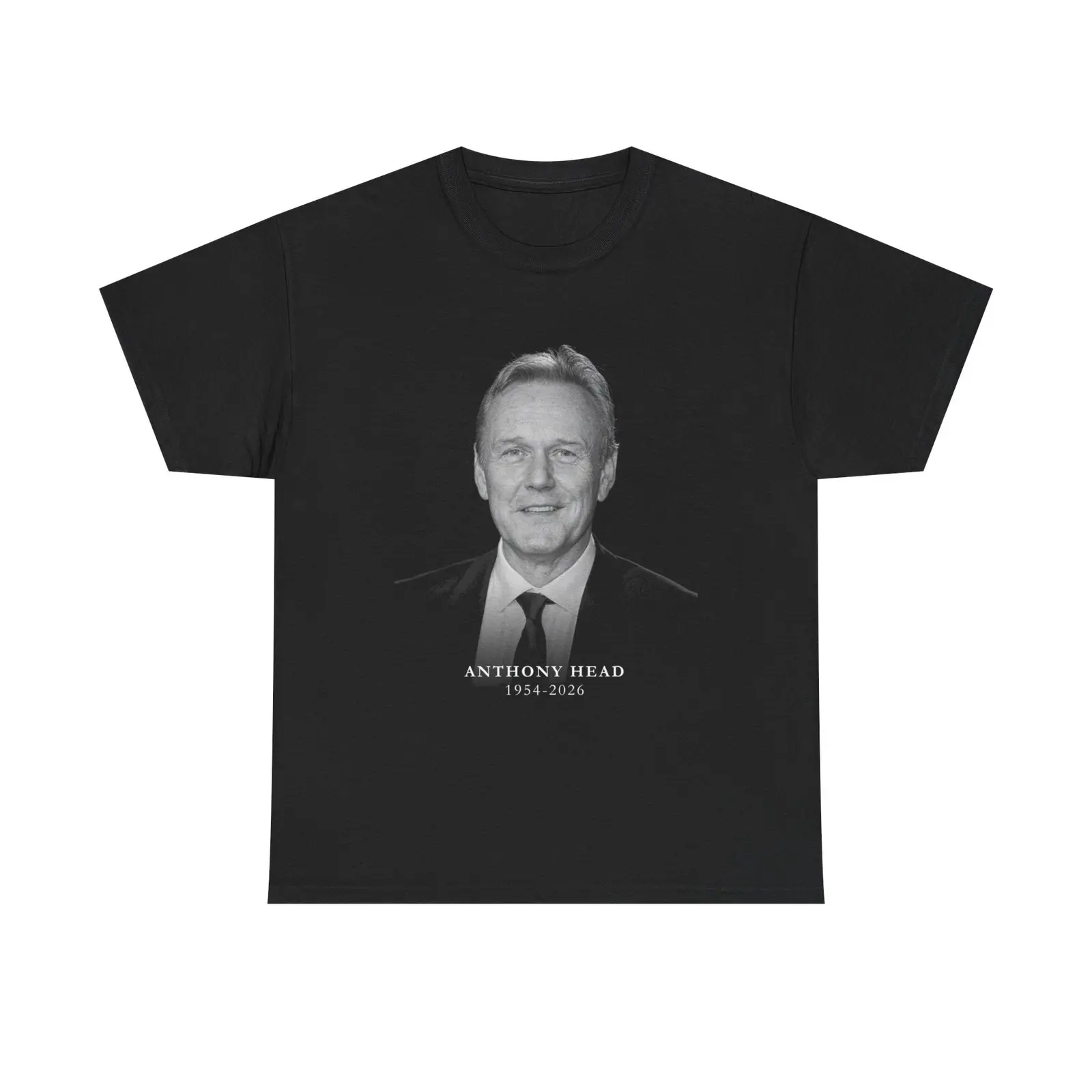 RIP Anthony Head 1954-2026 T-Shirt Graphic Tee Pure Cotton Casual Streetstyle Trendy Tops for Women for Men Perfect Gift