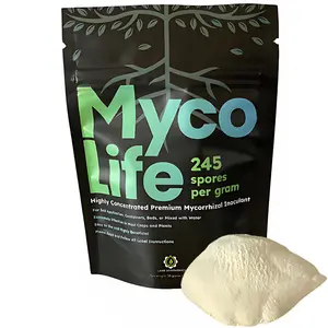 MycoLife5X Highly Concentrated Mycorrhizal Inoculant. Get access to more nutrients, healthier plants and better crops!