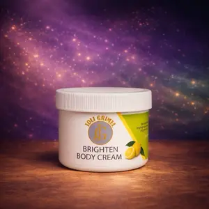 Skin Brightening Body Cream with Lemon Carrot & Citrus for Radiant Glow Natural Ingredients