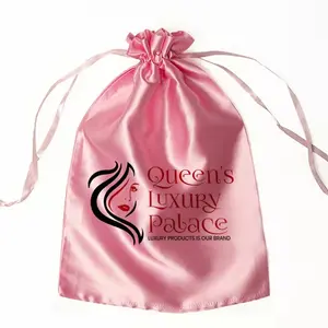 wig satin bag, silk bag, bundle bag, wig dust bag On the spot