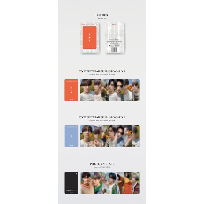Enhypen Mini Album Orangeblood, Christmas Edition, K-Pop Music CD, Perfect Gift for Fans & Collectors, Limited Release