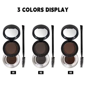 Eyebrow Gel Pencil Two-in-One with Brush, Eyebrow Makeup Products, Easy to Apply, Long-Lasting Color, Natural Look, Three-Dimensional Eyebrows, Perfect for Daily Use