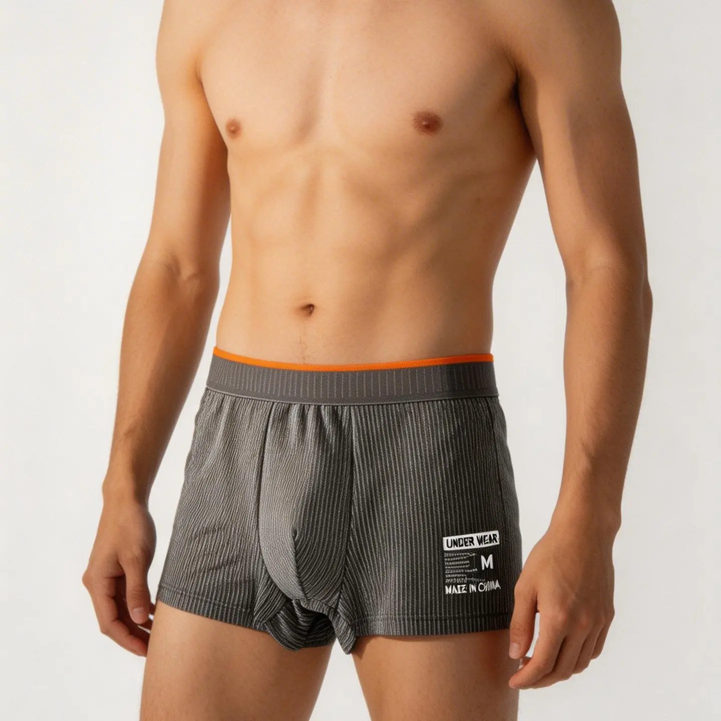 Men's Boxer Briefs 5-Pack, Ultra Soft Stretch Fabric Underwear in Solid Colors, Breathable, Moisture-Wicking with No-Ride Up Fit
