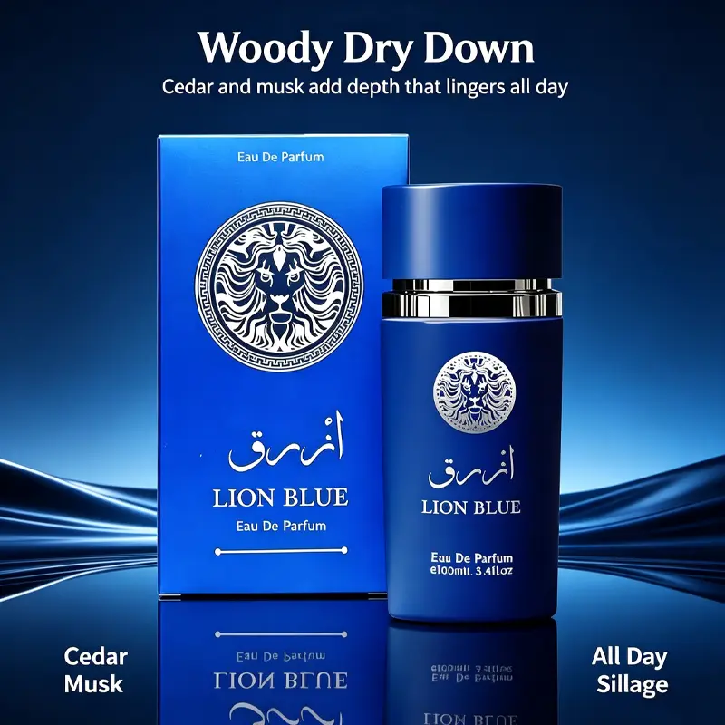 Men’s perfume, strong fragrance, suitable for multiple occasions, 3.4 fl oz
