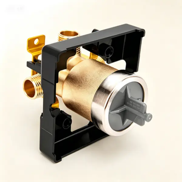 Universal Shower Valve Body Replacement MultiChoice Bathtub and Tub Faucet Trim Kits Compatible Single Dual Function Showers No Glue Needed Reusable Brass Construction