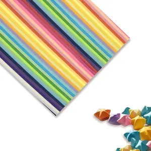 1030 Sheets Star Paper Strips, 27 Assortment Colors Origami Paper, Lucky Star Paper for DIY, Art Crafts, Decoration (1030)