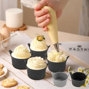 Silicone Egg Cup, Non-Stick Air Fryer Egg Mold, Kitchen Baking Tool, Home Use Baking Utensil, 1 Piece Silicone Egg Bubble Cup