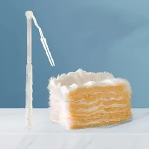 10pcs, Microfiber Multi-Surface Dusters Replacement Heads, Ideal For Ceiling Fans, (handle Not Included), Cleaning Supplies, Cleaning Tool, Apartment Essentials, Christmas Supplies