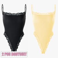2pcs Bodysuit(Yellow/Black)