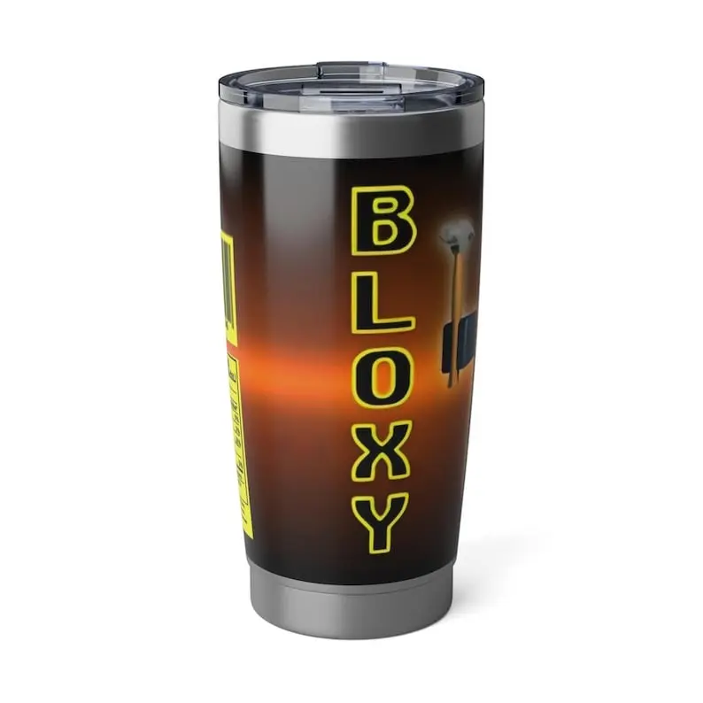 Roblox Bloxy Cola 20oz Stainless Steel Tumbler, Roblox Travel Mug with Lid, Gaming Coffee Tumbler, Gamer Gift, Insulated Cup