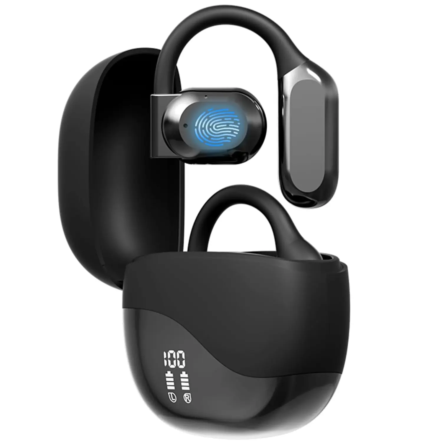 3-in-1 AI Real-Time Language Translator Earbuds, 144-Language Electronic Audio Headset, Adjustable Wireless Bluetooth Headphones with HD Sound, Ergonomic Comfort for Android iOS Devices (Party Gift)