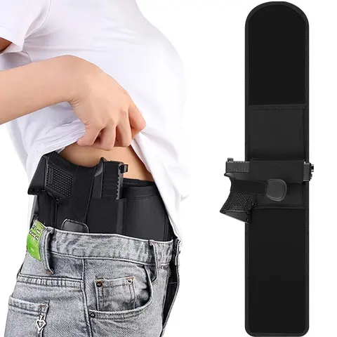 Men's Leather Waist Holster with Magazine Pouch - Concealed Holster, Belt-Worn, Quick Draw, Soft Breathable, Universal for Handguns & Revolvers, Portable Men's Fanny Packs & Belt Bags, Waist Pouch for Outdoor Carry