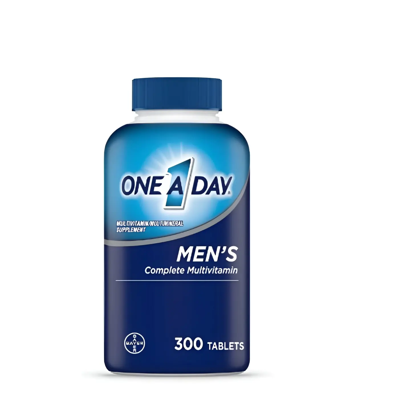 1 A Day Men's Health Formula Complete Edible Multivitamin Tablets, 300 Count US Supplement, 900mcg Vitamin A, Magnesium & Calcium for Daily Healthcare & Dietary Fitness